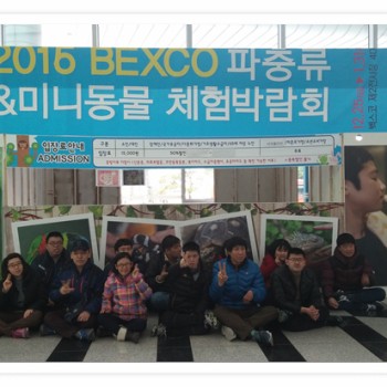 주간보호센터 벡스코 파충류 박람회 관람 (2016.02.19) 이미지