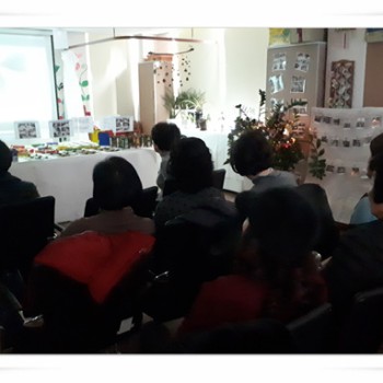 2018년 주간보호 미술치료사업 목공예교실 &lt;피노키오의 놀이터&gt; 작품전시회 실시 (2018.12.21.) 이미지